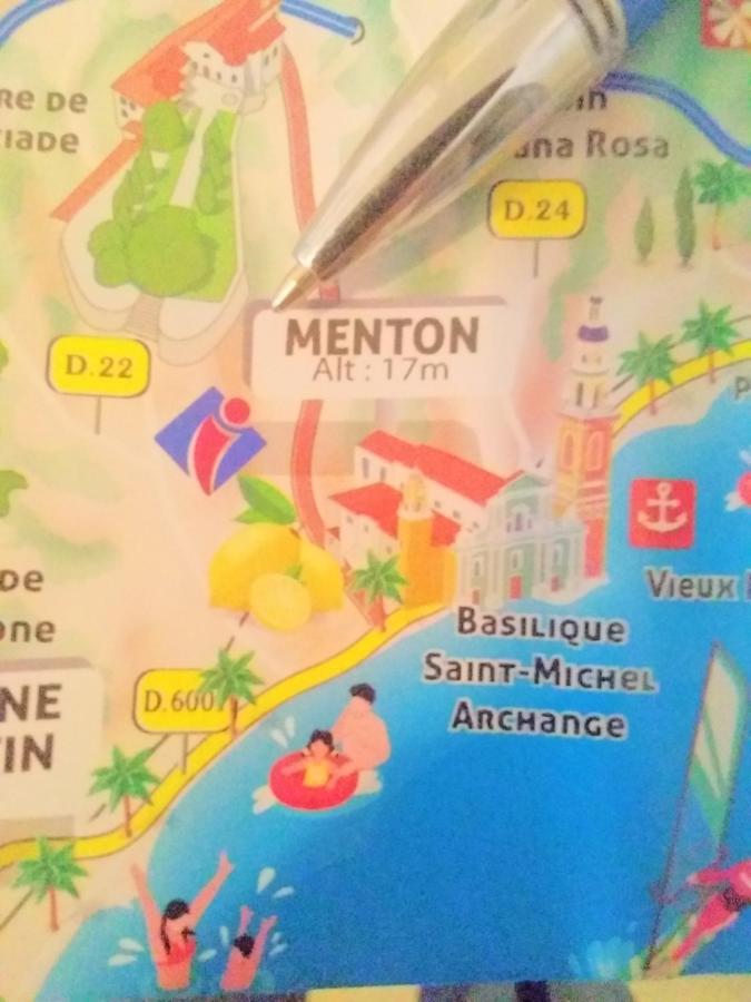2 Pieces Idealement Placee Dans Le Centre Μεντόν Εξωτερικό φωτογραφία